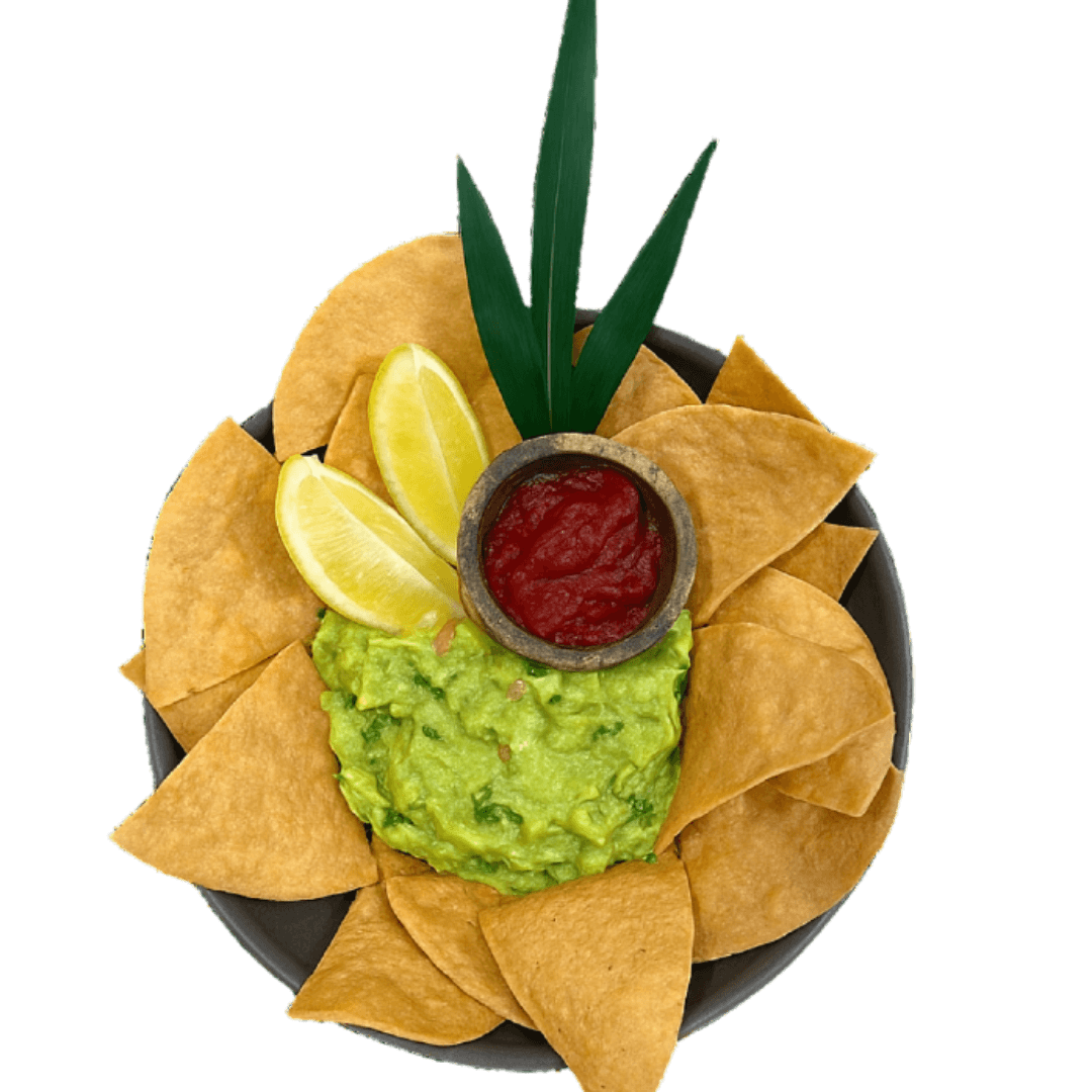 HOMEMADE GUACAMOLE & CHIPS