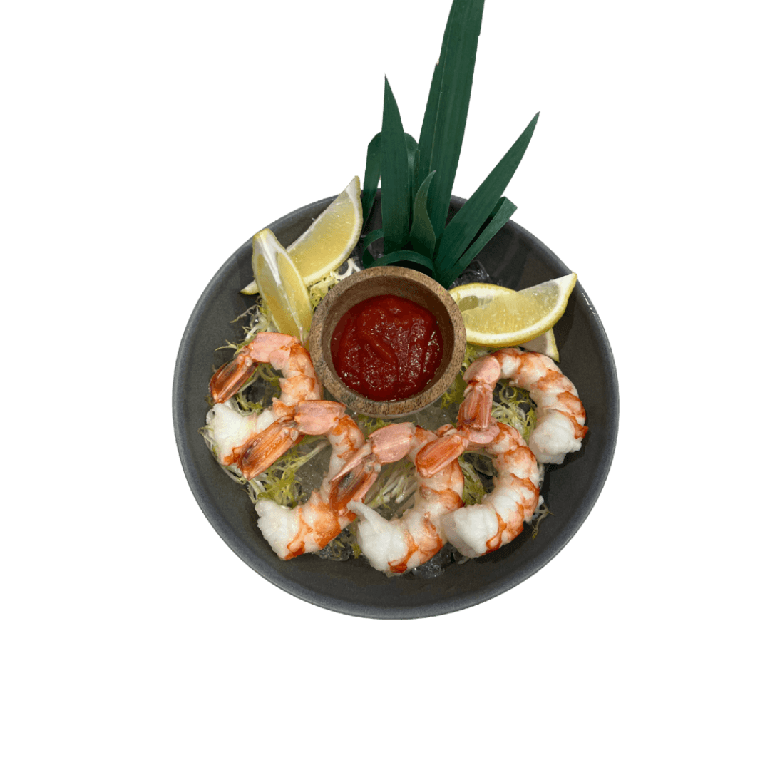 CITRUS POACHED SHRIMP COCKTAIL