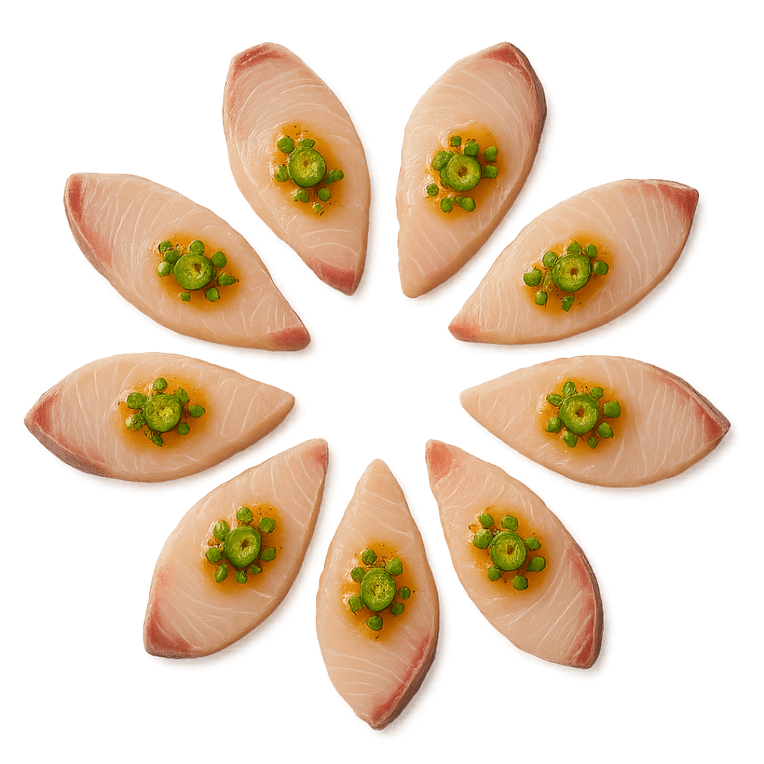 YELLOWTAIL HAMACHI CRUDO 